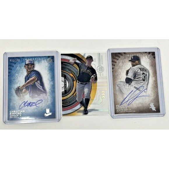 Lot of 3 Bowman Featuring Mitch Keller, Frankie Montas and Christian Binford - Picture 1 of 5